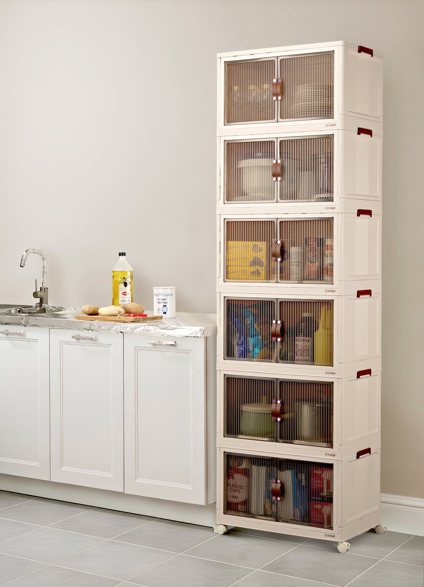 95QT Proktik Foldable Cabinet (6-Layer Set)
