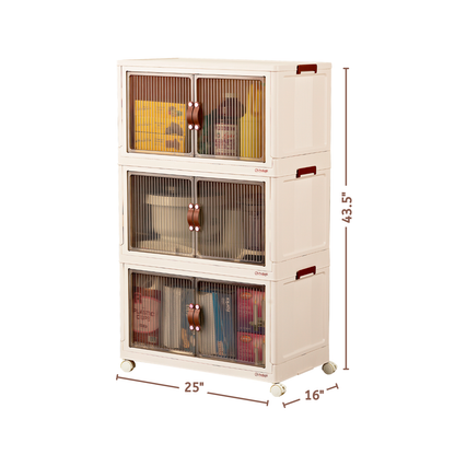 95QT Proktik Foldable Cabinet (3-Layer Set)