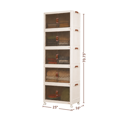 95 QT Proktik Foldable Cabinet (5-Layer Set)