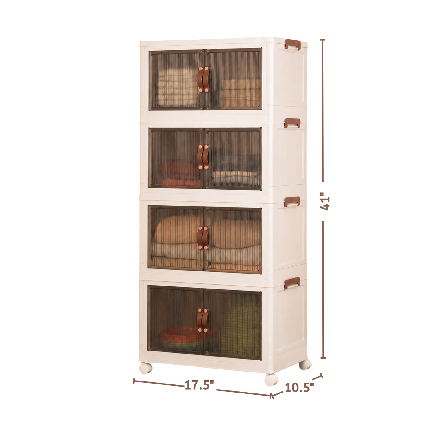 33 QT Proktik Foldable Cabinet (4-Layer Set)