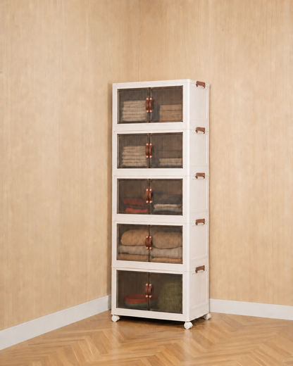 33 QT Proktik Foldable Cabinet (5-Layer Set)