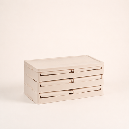 33 QT Proktik Foldable Cabinet (3-Layer Set)