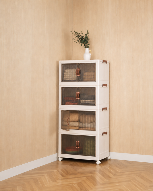 33 QT Proktik Foldable Cabinet (4-Layer Set)
