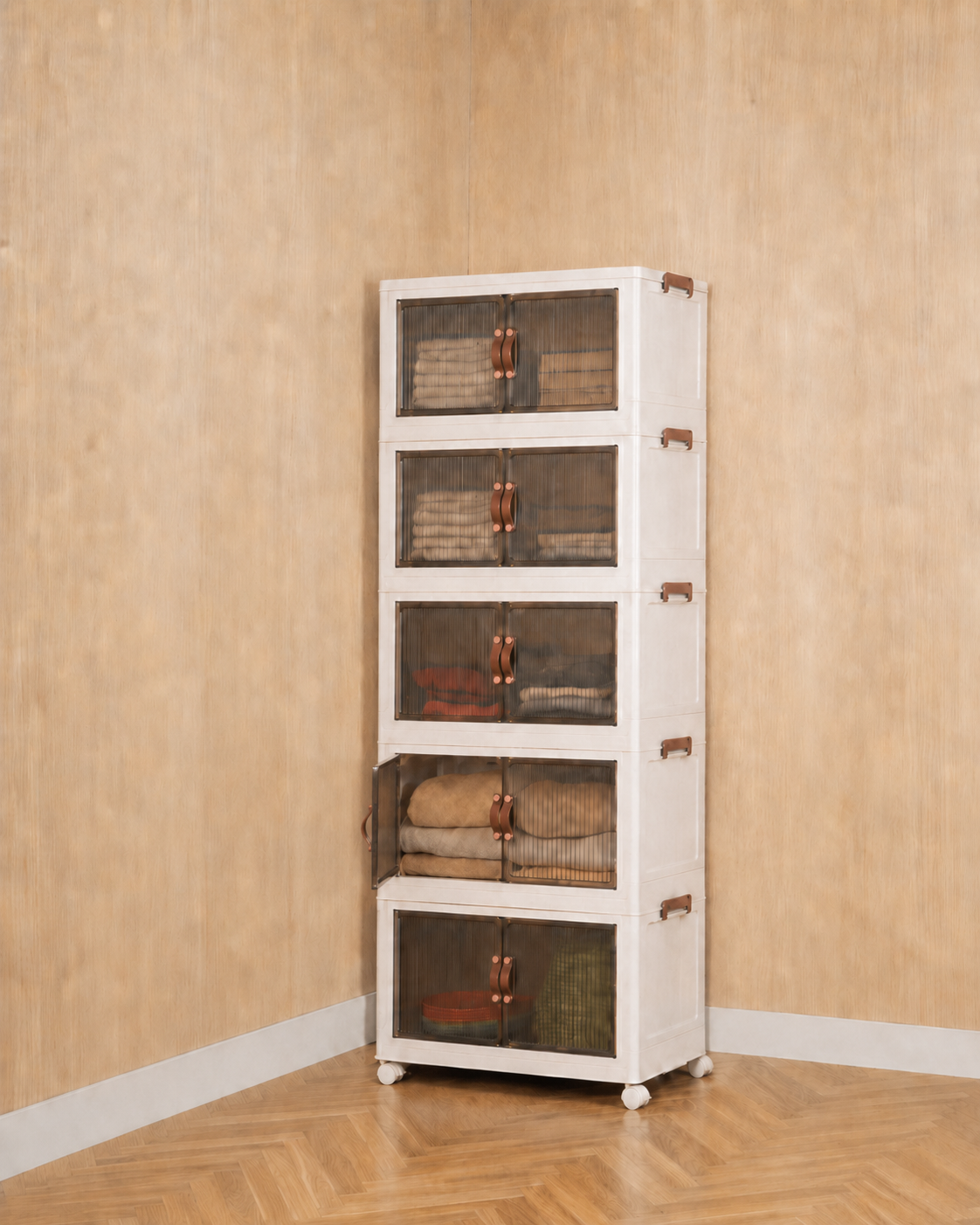 33 QT Proktik Foldable Cabinet (5-Layer Set)
