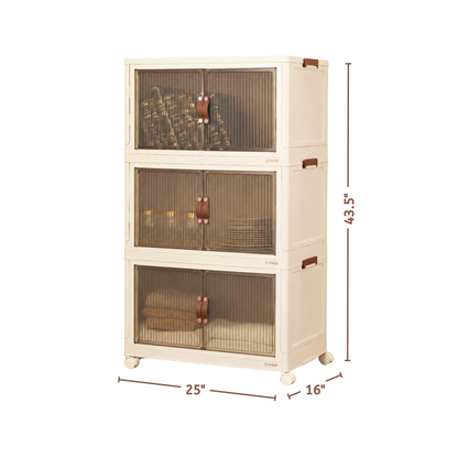 95 QT Proktik Foldable Cabinet (3-Layer Set)