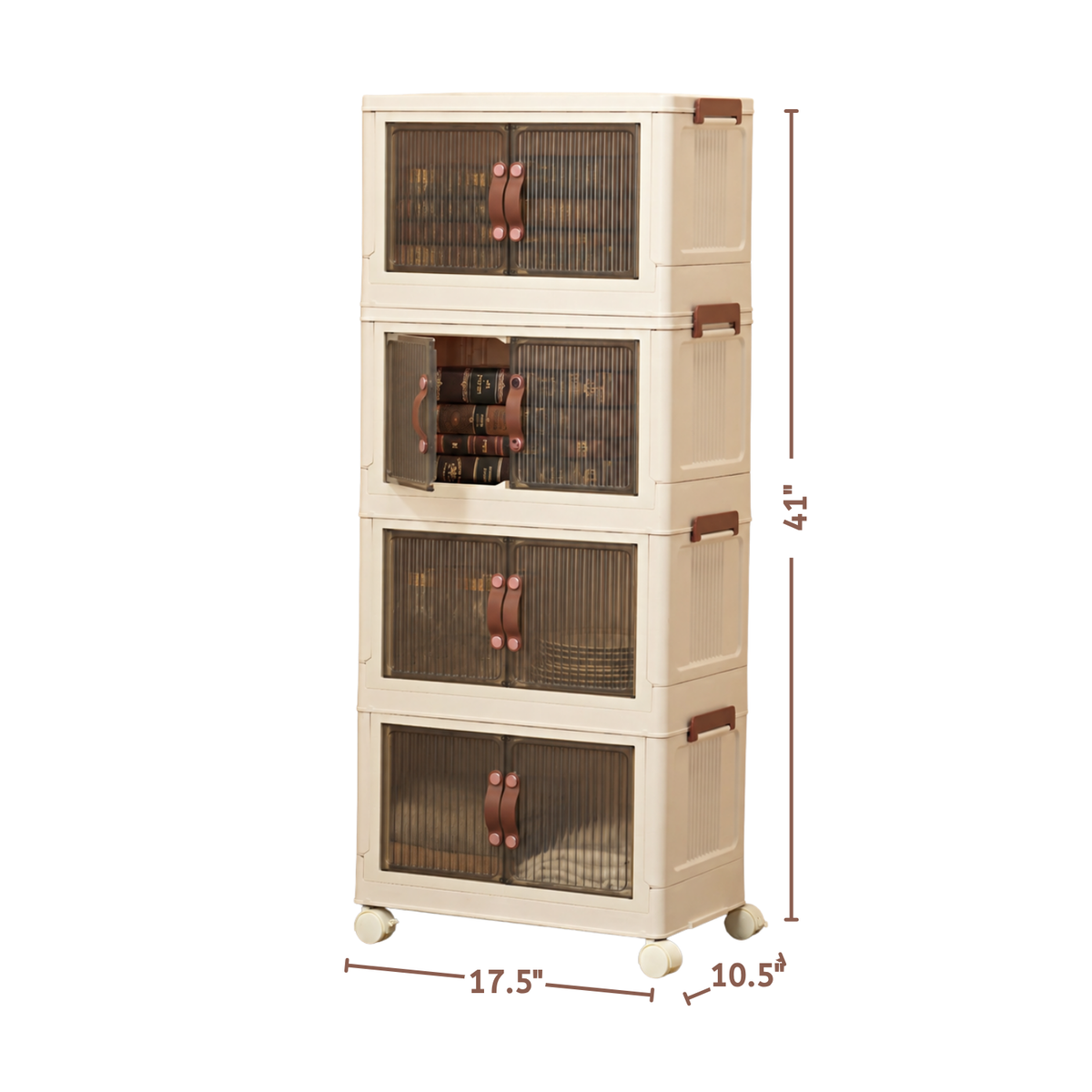 33 QT Proktik Foldable Cabinet (4-Layer Set)