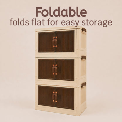 33 QT Proktik Foldable Cabinet (3-Layer Set)