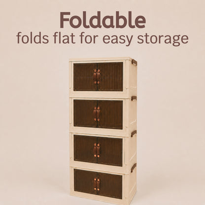 33 QT Proktik Foldable Cabinet (4-Layer Set)